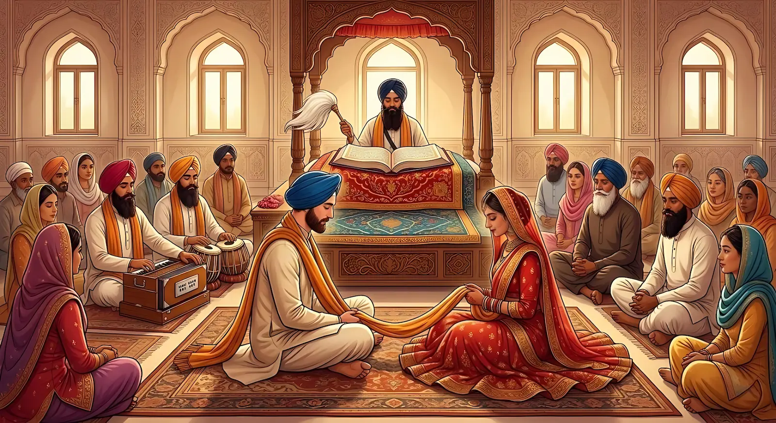 Anand Karaj, la ceremonia de boda en el sijismo.